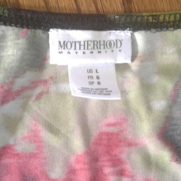 Motherhood Maternity Large Colorful Floral Print Sleeveless Dress - Picture 7 of 10